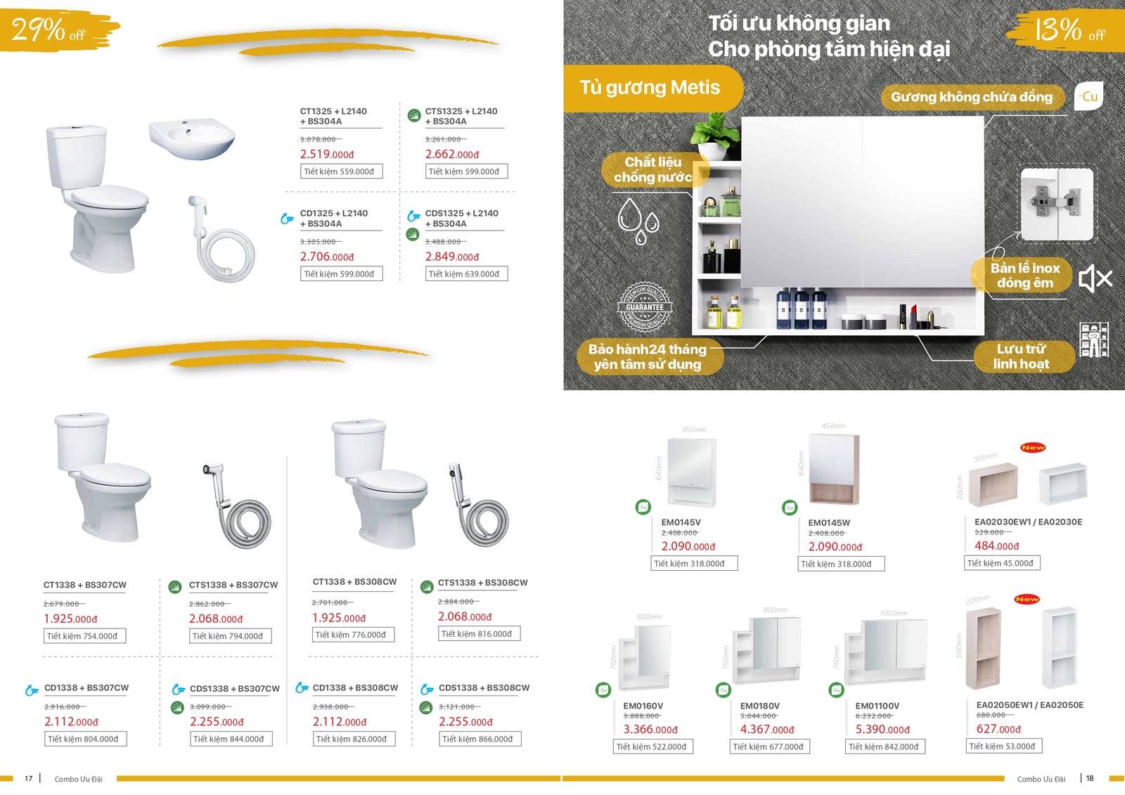 Khuyến mãi Thiết bị vệ sinh CAESAR cuối năm 2024 /Page 9